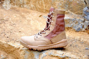 Men Army Tactical Boots Winter Leather Military Ankle Boots Summer Desert safety Shoes Men\'s Footwe