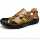 genuine leather men sandals summer cow leather new for beach male shoes mens gladiator sandal leathe