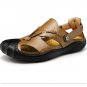genuine leather men sandals summer cow leather new for beach male shoes mens gladiator sandal leathe