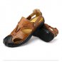 genuine leather men sandals summer cow leather new for beach male shoes mens gladiator sandal leathe