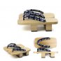 Solid Heel Flip-flops Men platform sandals Japanese Geta Clogs Wooden Men Slippers cosplay shoes Me
