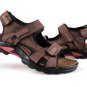 Men\'S Sandals Slippers Genuine Leather Cowhide Men Sandals Brand Designer Classical Summer Flat Foo