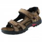 Men\'S Sandals Slippers Genuine Leather Cowhide Men Sandals Brand Designer Classical Summer Flat Foo