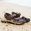 Men Sandals High Quality Summer Fashion Leather Beach Sandals Big Size 48 Casual Shoes For Men Slipp