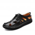 Summer New Leather Sandals Breathable Comfortable Men Sandals Cowhide Male Summer Shoes Outdoor Casu