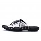 New Arrival Summer Men Genuine Leather Sandals Beach Shoes Casual Comfortable Beach Slippers Massage