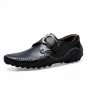 Fashion British Style Men Causal Shoes Genuine Leather Slip On Men Shoes Loafers High Quality Outdoo