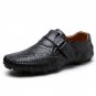 Fashion British Style Men Causal Shoes Genuine Leather Slip On Men Shoes Loafers High Quality Outdoo