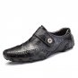 Fashion British Style Men Causal Shoes Genuine Leather Slip On Men Shoes Loafers High Quality Outdoo