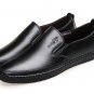 super soft leather men loafers shoes Genuine leather silp on Middle-aged men Loafers Driving Shoes f