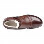 Real Leather Shoes Men Boots Winter Warm Fur Ankle Boots Black Wear-resistant Non-slip Casual Shoes 