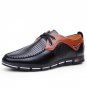 Designer Classic Men Dress Shoes PU Black Brown  Wingtip Italian Formal Oxfords Shoes Size 38-46