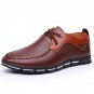 Designer Classic Men Dress Shoes PU Black Brown  Wingtip Italian Formal Oxfords Shoes Size 38-46