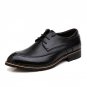 Designer Classic Men Dress Shoes PU Black Brown  Wingtip Italian Formal Oxfords Shoes Size 38-46