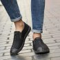 Genuine Leather Casual Shoes Men full handmade vintage shoes lace up Natural Rubber bottom zapato de