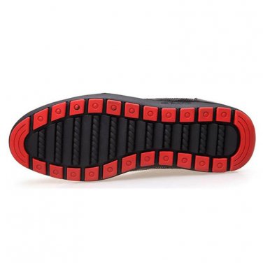 New Real Leather Casual Shoes Men Boots with Fur Warm Men Winter Shoes Solid Fashion Lace-up Flats A