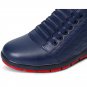 New Real Leather Casual Shoes Men Boots with Fur Warm Men Winter Shoes Solid Fashion Lace-up Flats A