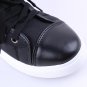 Spring Autumn Men Casual Shoes Ankle Length Men PU Leather Shoes Loafers Lace-Up High Pipe Men Flat