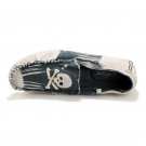 Washed Denim Shoes For Men Fashion Cool Skull Slip On Loafers Soft Mens Casual Shoes Fashion Sneaker