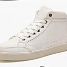 winter men casual shoes brend black white fashion canvas warm shoes handmade pu leather male cotton 