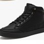 winter men casual shoes brend black white fashion canvas warm shoes handmade pu leather male cotton 