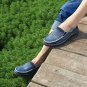 classic canvas shoes men lazy shoes blue grey green canvas moccasin men slip on loafers washed deni