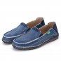 classic canvas shoes men lazy shoes blue grey green canvas moccasin men slip on loafers washed deni