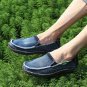 classic canvas shoes men lazy shoes blue grey green canvas moccasin men slip on loafers washed deni