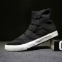 High Quality Men Sneakers New Classic Men Canvas Shoes Black Lace UP Solid Men Casual Shoes Flats Hi