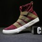 High Quality Men Sneakers New Classic Men Canvas Shoes Black Lace UP Solid Men Casual Shoes Flats Hi