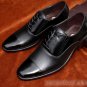 Men Shoes Business Dress Pointed Flats Shoes Genuine Leather Flat Brand Oxford Office Shoe For Men W