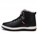Big Size 39- 48 Plush Winter Men Boots Men Leather Shoes High Top Winter Fashion Men Shoes Casual Wa