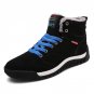 Fleeces Cotton Shoes Men Fashion High-top Lace-up Casual Shoes Winter Outdoor Men Sneakers Plus Size