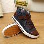fashion men Denim canvas shoes casual mens hip hop high top shoes flats male Single shoes Zapatillas