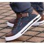fashion men Denim canvas shoes casual mens hip hop high top shoes flats male Single shoes Zapatillas