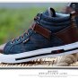 fashion men Denim canvas shoes casual mens hip hop high top shoes flats male Single shoes Zapatillas