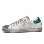 Designer Golden pu leather Casual Men trainers Sport Star dirty do old Shoes Footwear Zapatillas bas