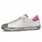 Designer Golden pu leather Casual Men trainers Sport Star dirty do old Shoes Footwear Zapatillas bas