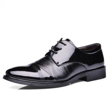 New Arrival Men Oxfords Shoes Genuine Leather Men Dress Shoes Breathable Lace-up Black Men Business 