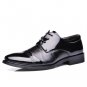 New Arrival Men Oxfords Shoes Genuine Leather Men Dress Shoes Breathable Lace-up Black Men Business