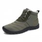 New Fashion Men Winter Shoes Solid Color Snow Boots men Plush Inside Antiskid Bottom Keep Warm Water