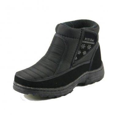 new arrivals waterproof platform winter shoes thick plush non-slip men ankle snow boots size 36-45