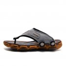 Brand Hot Fashion Breathable Slippers Summer Shoes Genuine Leather Flip Flops Beach Slippers Best Qu