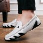 High Quality Genuine Leather Men Shoes Soft Moccasins Loafers Fashion Brand Men Flats Comfortable Dr