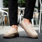 Canvas Men Shoes Fashion Breathable Handmade Men\'s Loafers Moccasins Slip On Men\'s Flats Shoes Pl