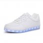 Colorful Glowing Shoes Lights Up LED Luminous Shoe USB Rechargeable Shoes For Adults White Black Fla