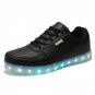 Colorful Glowing Shoes Lights Up LED Luminous Shoe USB Rechargeable Shoes For Adults White Black Fla