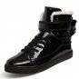 Unisex Fur Warm Winter Boots 2016 Newly Fashion High Top Autumn Winter Warm Leather Boots Outdoor An