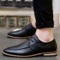 New Men Shoes Leather Top Brand Men\'s Oxfords Dress Shoes Spring Autumn Loafers Fashion Mens Flats
