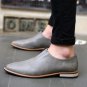 New Men Shoes Leather Top Brand Men\'s Oxfords Dress Shoes Spring Autumn Loafers Fashion Mens Flats